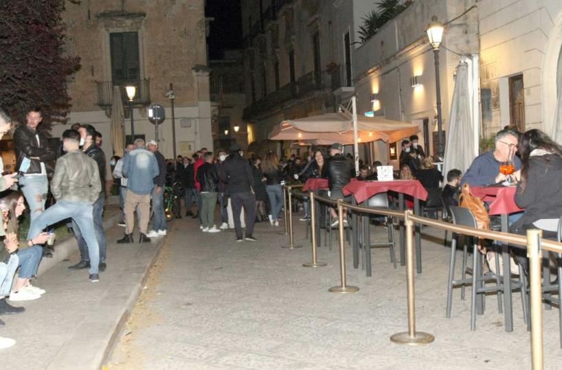 Lecce, pronta una mappa delle zone a «rischio coprifuoco»