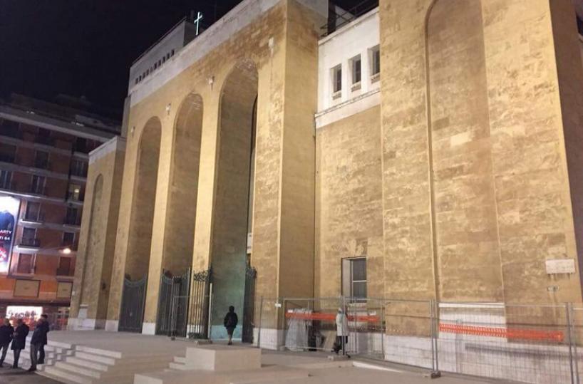 Bari, una delle due storiche fontane della chiesa di S. Ferdinando torna in vita