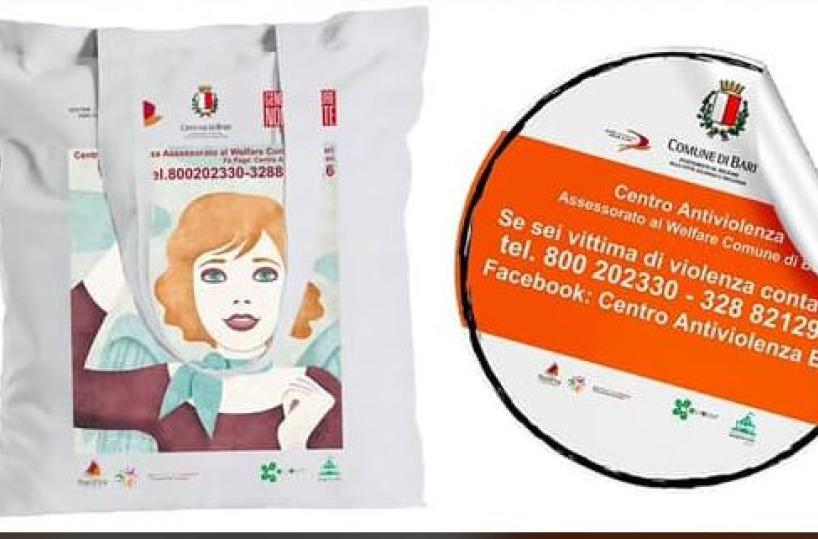 Bari, violenza donne: numeri di emergenza su buste farmacie e confezioni pizze 