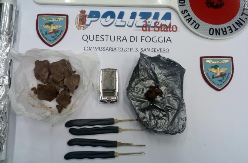 San Severo, in auto con l'eroina: arrestati 2 lucani in «trasferta»