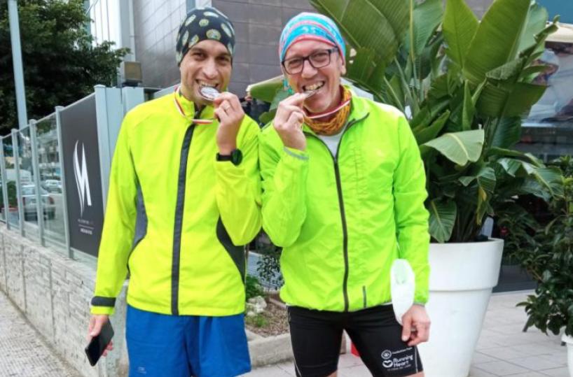 Bari, corrono in due la maratona da 42 km e si premiano a vicenda