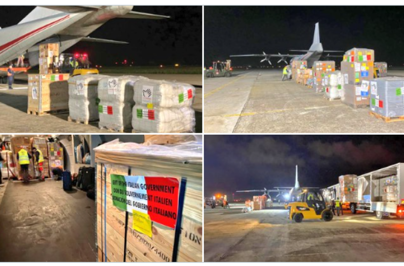 Ue-Somalia: volo da Brindisi con 13 tonnellate di aiuti umanitari