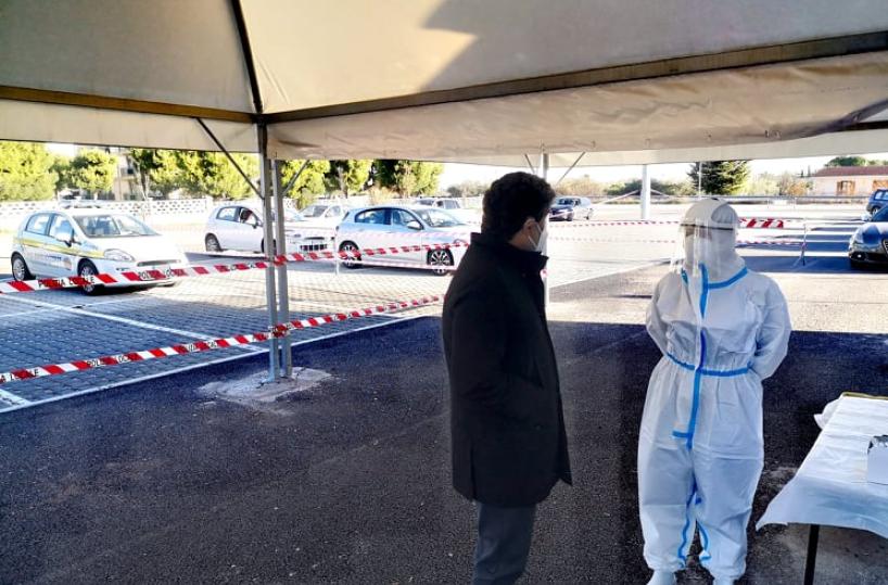 Ruvo, da oggi attivo «drive through»:  si accede su prenotazione del medico curante