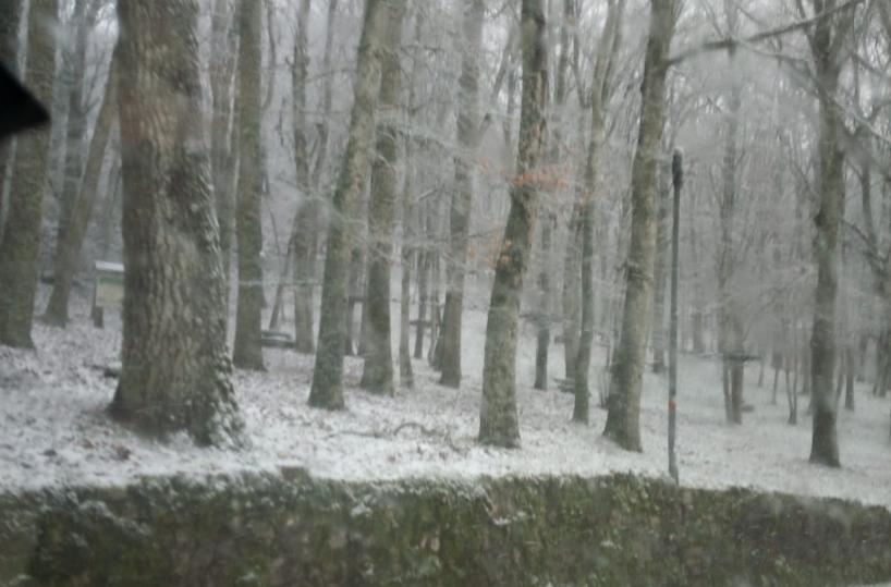 Torna la neve in Puglia, imbiancati i Monti della Daunia e brusco calo della colonnina di mercurio