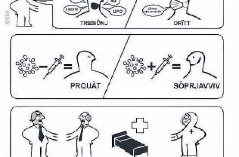 Bari, un fumetto anti-«No vax» per convincere gli scettici