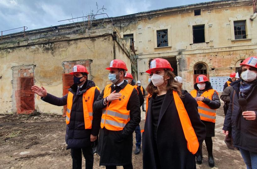 Bari, posa prima pietra cantiere sede Cnr nell'ex Manifattura tabacchi 