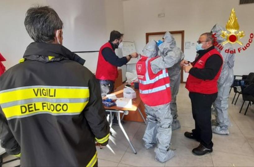BAT, emergenza Covid: screening a tappeto per per vigili del fuoco
