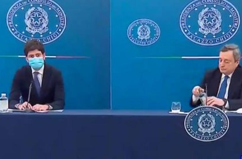 Riapertura scuole fino alla prima media dopo Pasqua: l'annuncio di Draghi 