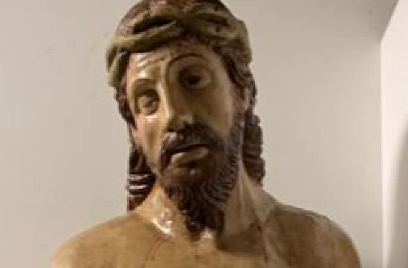 Barletta, restaurata scultura lignea «Cristo morto» del XVI secolo