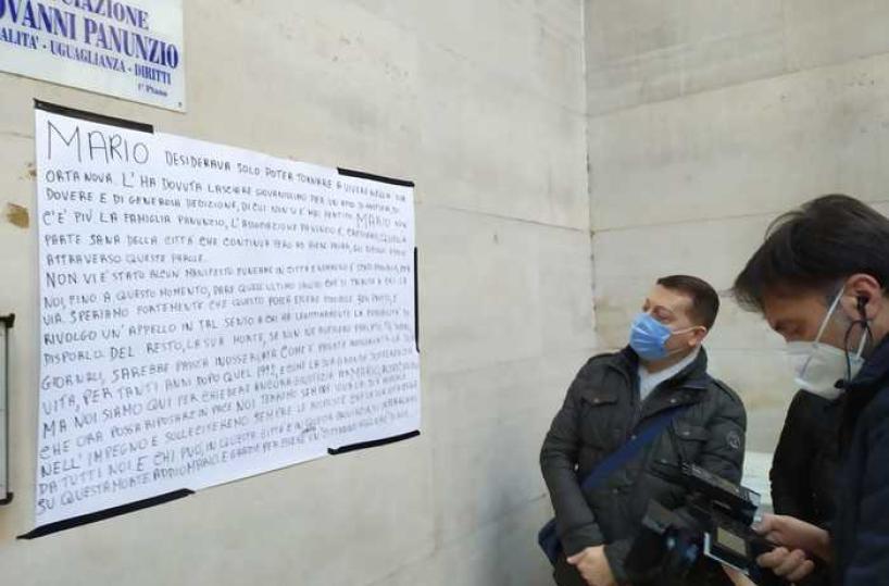 Foggia, negato manifesto funebre a un testimone di giustizia
