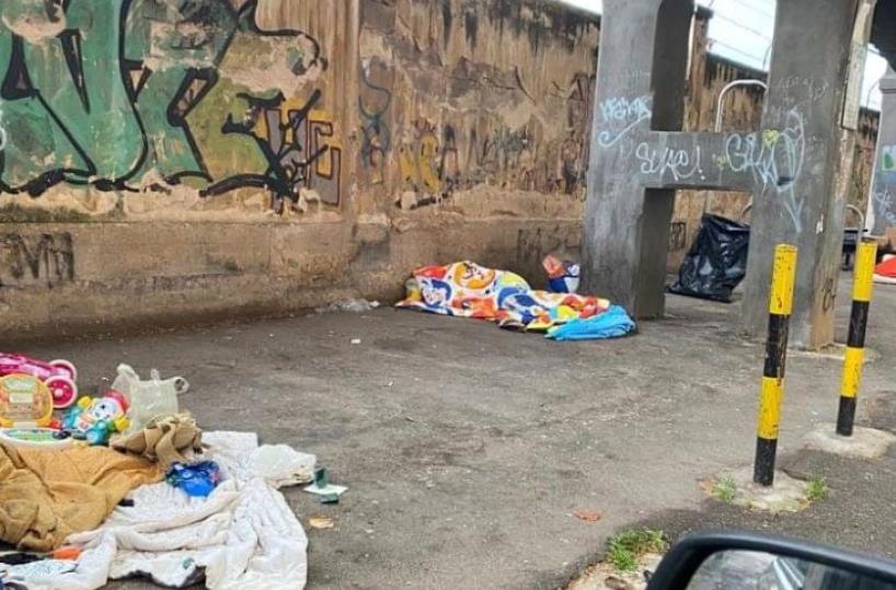 Bari, la baraccopoli di Corso Italia