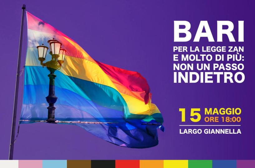 Diritti,  sabato 15 maggio sit in sul lungomare di Bari