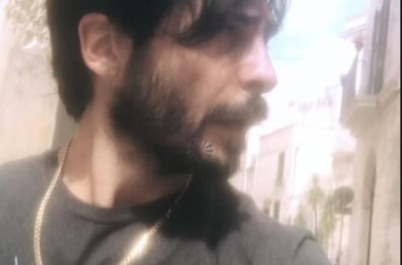 Marco Bocci a spasso per piazza Sant'Oronzo e dintorni a Lecce