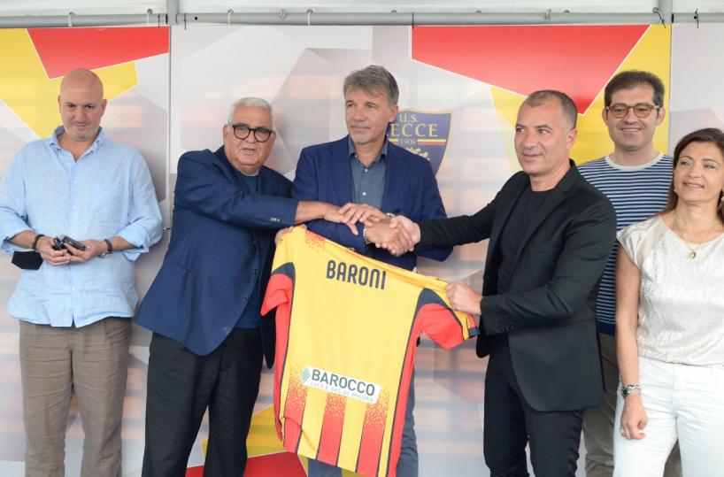 Lecce, presentato nuovo allenatore Baroni: «Pronto, prometto impegno e lavoro»