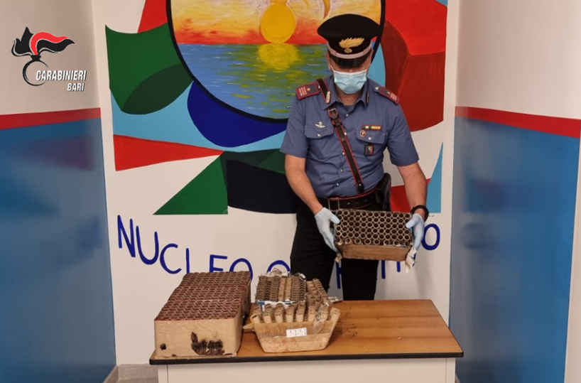 Modugno,  festa di  compleanno con fuochi d'artificio: due denunce 
