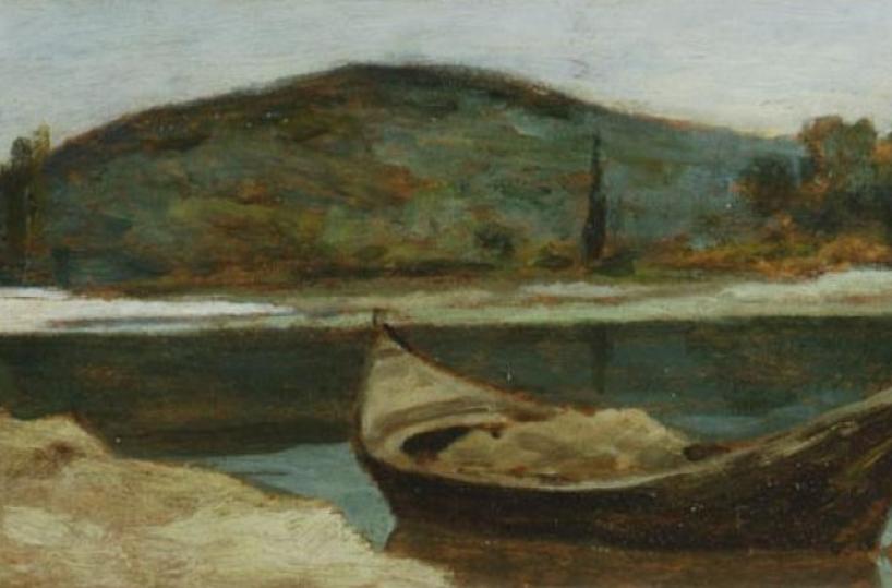 Bari, alla pinacoteca Giaquinto rubato il dipinto «L'Arno a Rovezzano» di Silvestro Lega
