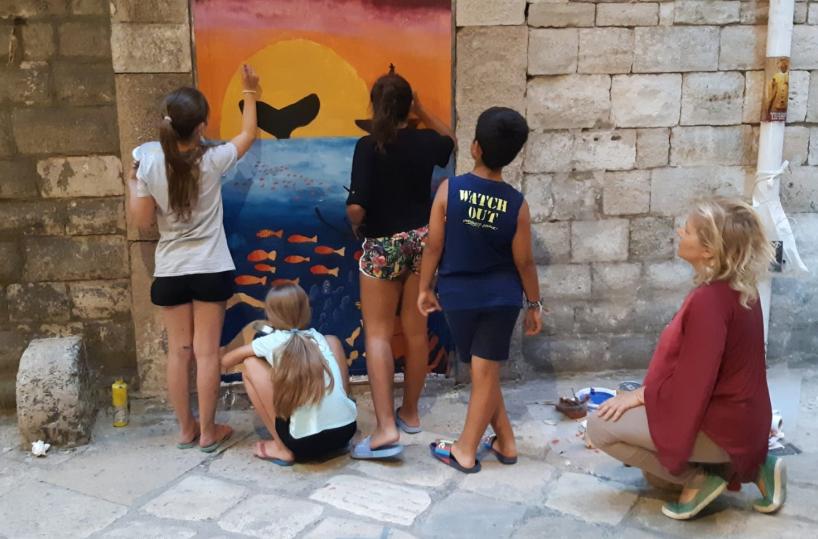 Bari, Adulti e bambini artisti per un giorno 