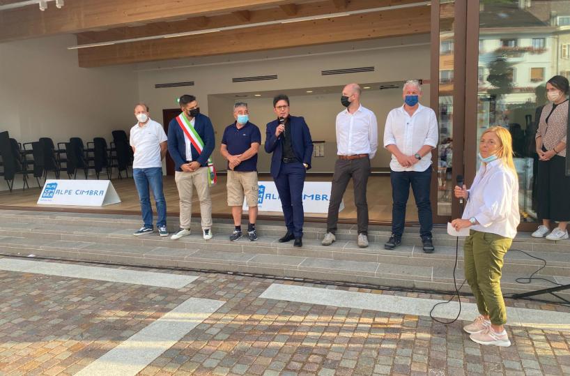 Lecce calcio, saluti istituzionali durante il ritiro a Folgaria