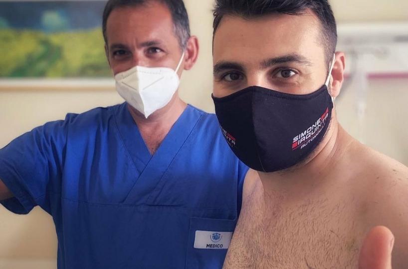 Bari, Iaquinta campione di Super Cup operato al policlinico dopo un incidente a Imola