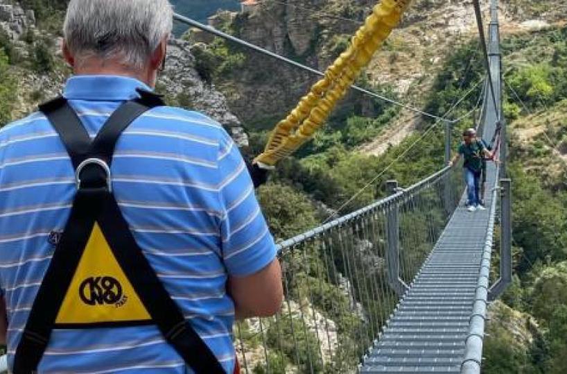 È nel Potentino il ponte tibetano più lungo del mondo