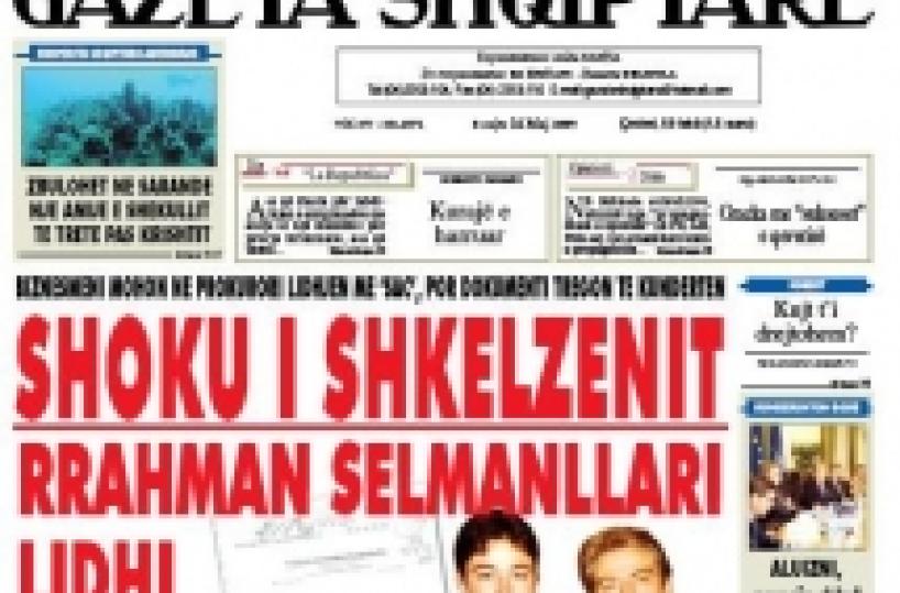Bloccata a Tirana la Gazeta Shqiptare "Intervenga l'Italia"