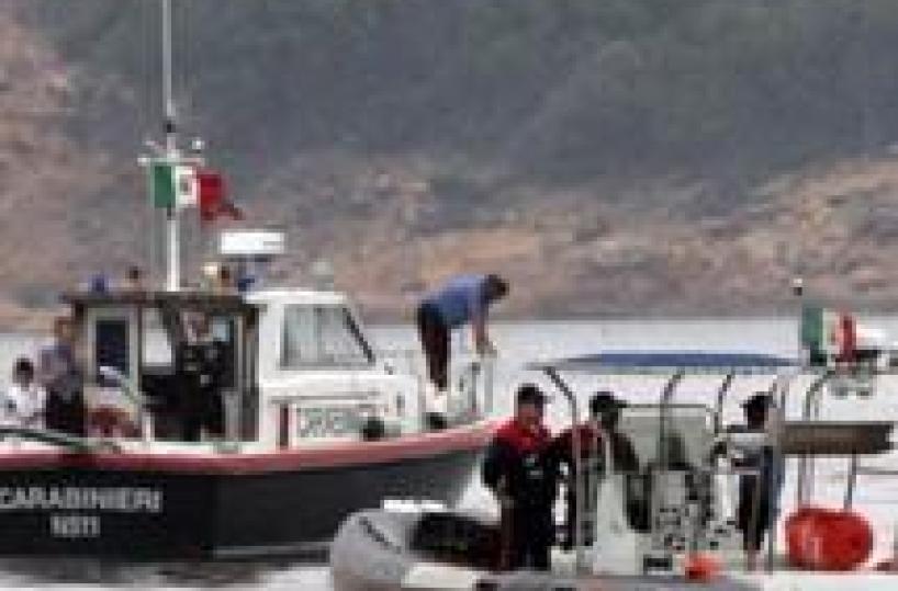 Sub muore durantebattuta di pesca