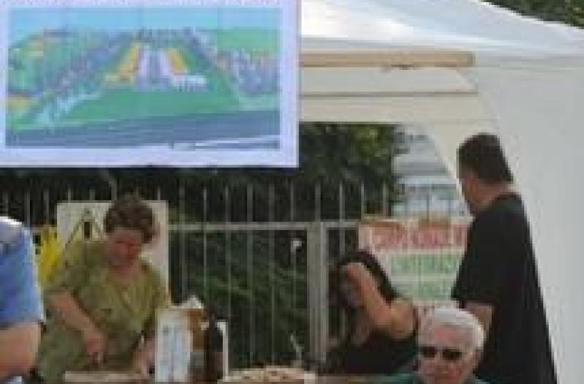 Cacciari a messa campo sinti Mestre