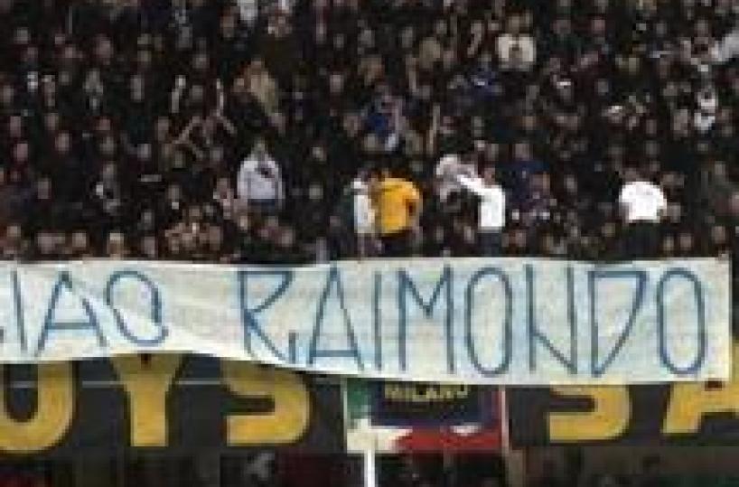 'Ciao Raimondo', S.Siro saluta Vianello