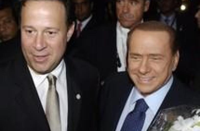 Berlusconi giunto a Panama