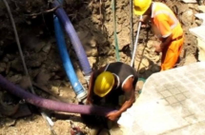 Caos a San Silvestro, si rompe tubatura: gran parte di Lecce senza acqua