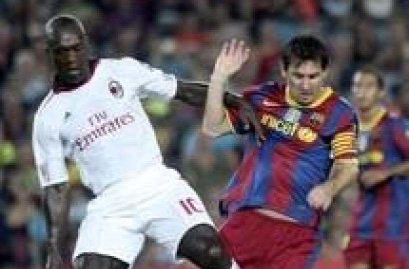 Trofeo Gamper, Barca-Milan 4-2 ai rigori