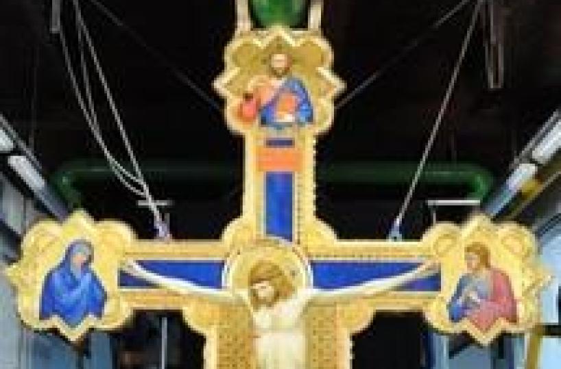Giotto crucifix restored