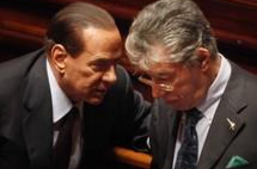 Berlusconi-Bossi: no crisi pilotata