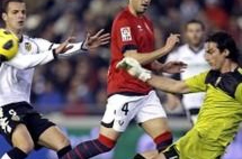 Liga: Valencia frenato dall'Osasuna