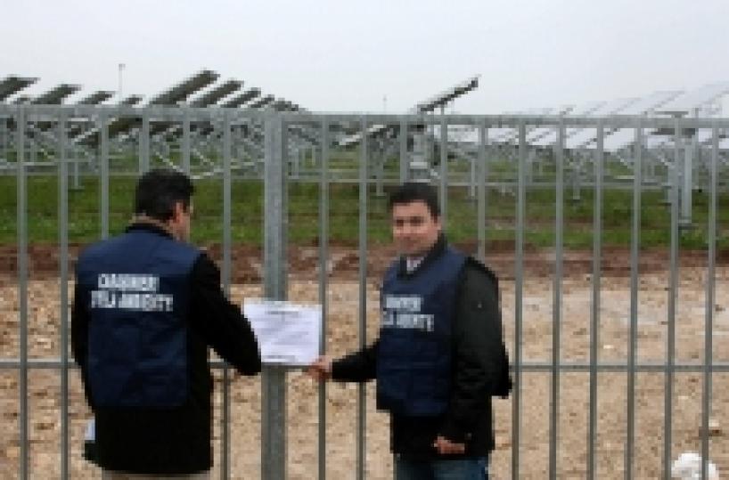Brindisi, sequestrato impianto fotovoltaico
