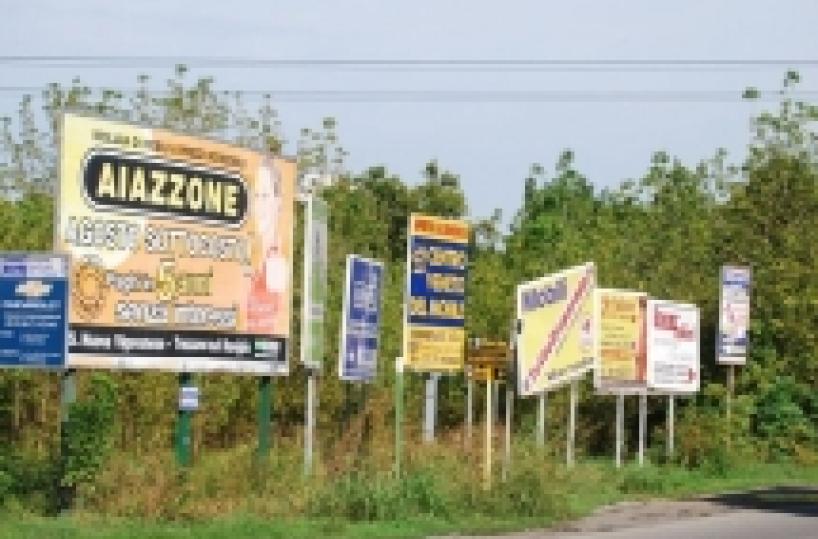 Inquinamento urbano Spuntano come funghi i cartelloni pubblicitari