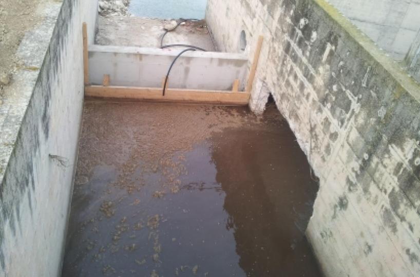 Foggia, dal depuratore la melma arriva in mare