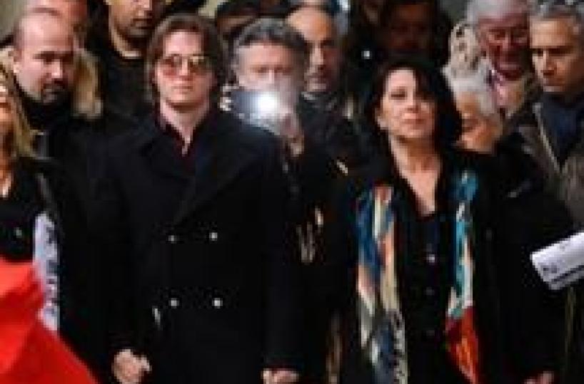 Sollecito with fiancée in secret location