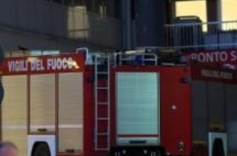 Fiamme in camera Psichiatria a Reggio E.