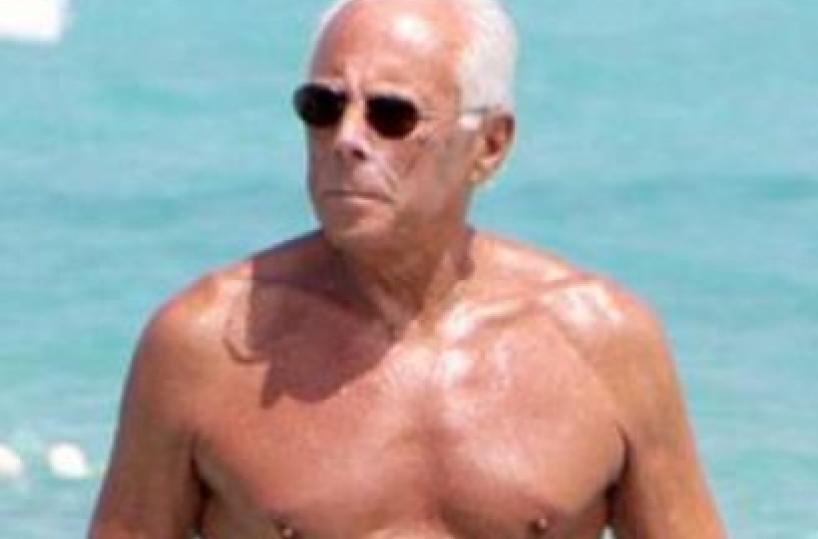 Giorgio Armani a Fasano per le nozze del nipote