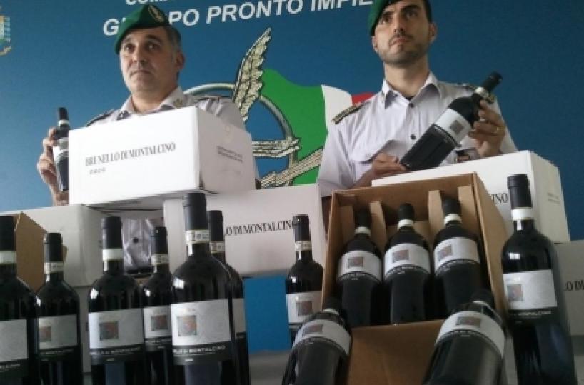 L’etichetta era Brunello ma le 600 bottiglie no