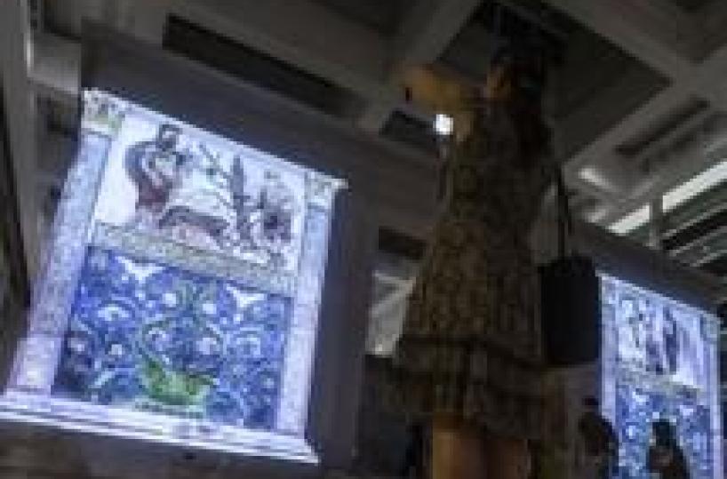 The Ara Pacis in colour seduces 700 people