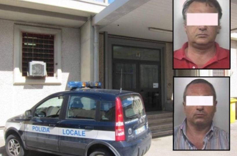 Una tangente da 10mila  Arrestati due vigili urbani in servizio a Francavilla