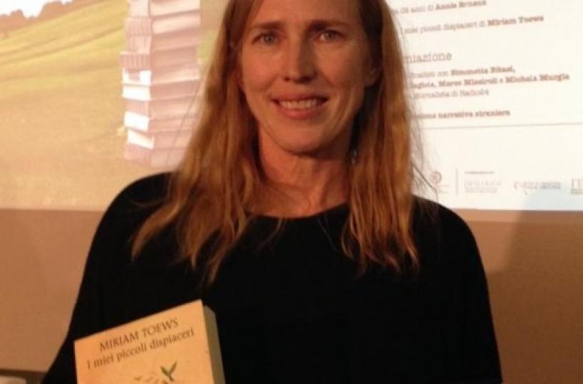"I miei piccoli dispiaceri" Il premio Sinbad vinto da Miriam Toews