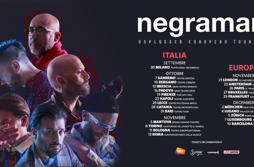 Negramaro, il nuovo tour in versione «unplugged» fra Italia ed Europa