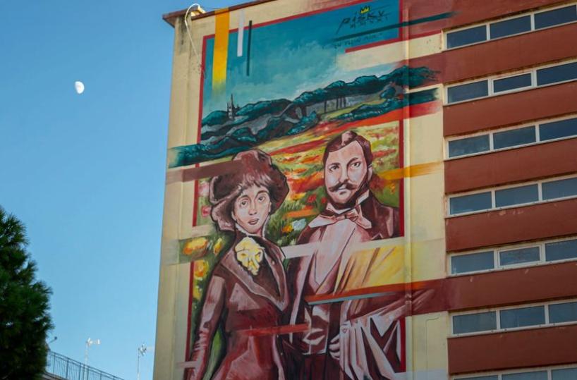 Barletta, il murales sul De Nittis tra i 100 più belli al mondo