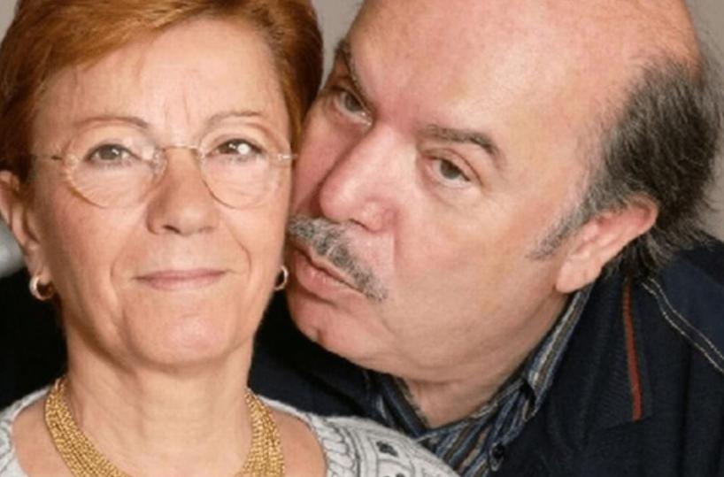 lino banfi e la moglie