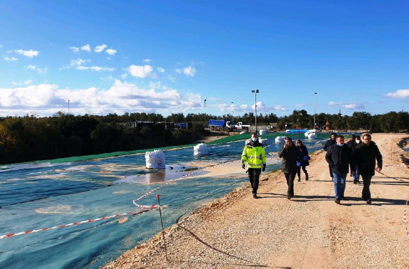 Trani, sopralluogo impianto trasferenza  rifiuti 