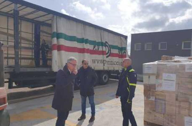 Ucraina: inviati al fronte 150 quintali di aiuti raccolti in Salento
