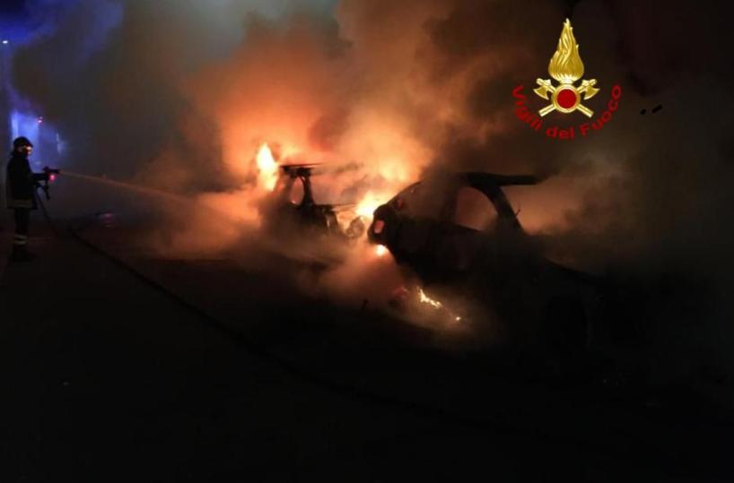 Vigili del fuoco incendio Trepuzzi